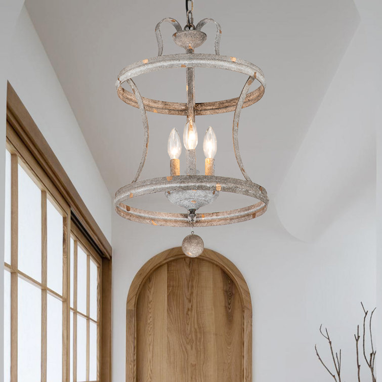 Laurel Foundry Modern Farmhouse Callista 3 Light French Country Vintage Chandelier Reviews Wayfair